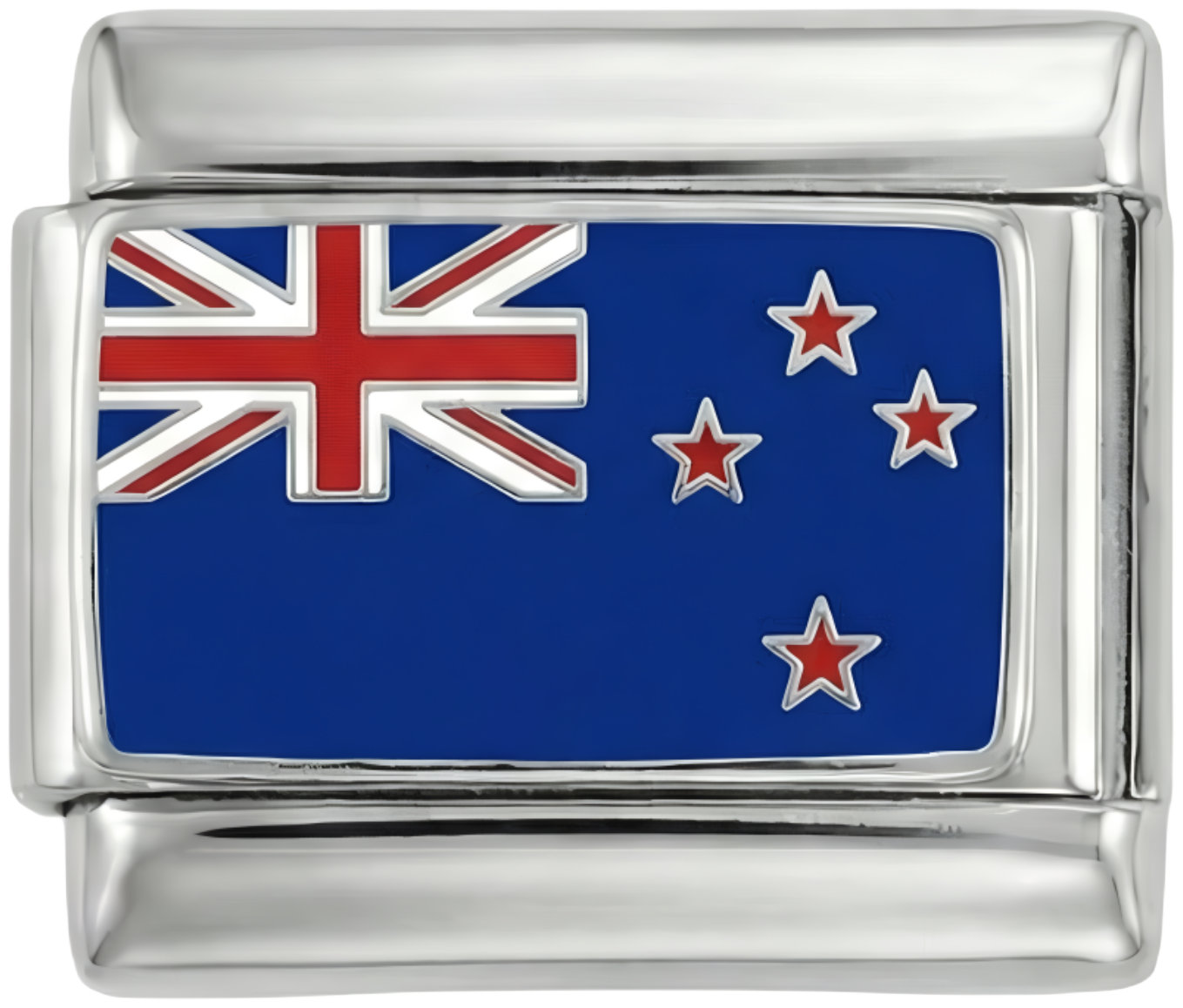 Flagge von Neuseeland, auf Silber