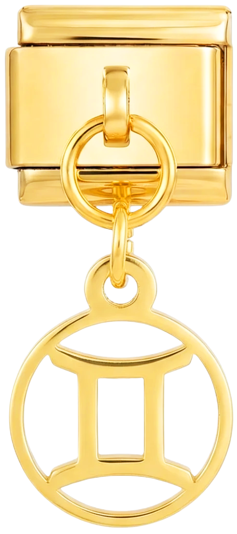 Gemini Sign Hanging on Gold - gemini-sign-hanging-on-gold.png