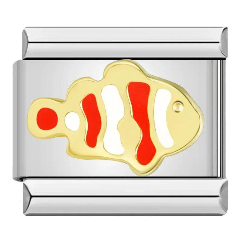 Nemo Fish, on Silver - Charms Official