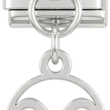 Aries Sign, on Silver - Aries-sign-hanging-on-silver.png