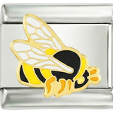 Bee, on Silver - Bee-on-Silver.png