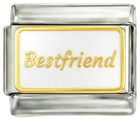 Beste Freundin, auf Silber