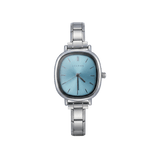 Montre Capri en argent – Édition cadran bleu
