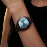 Montre Capri en argent – Édition cadran bleu