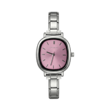 Montre Capri en argent – Édition cadran rose