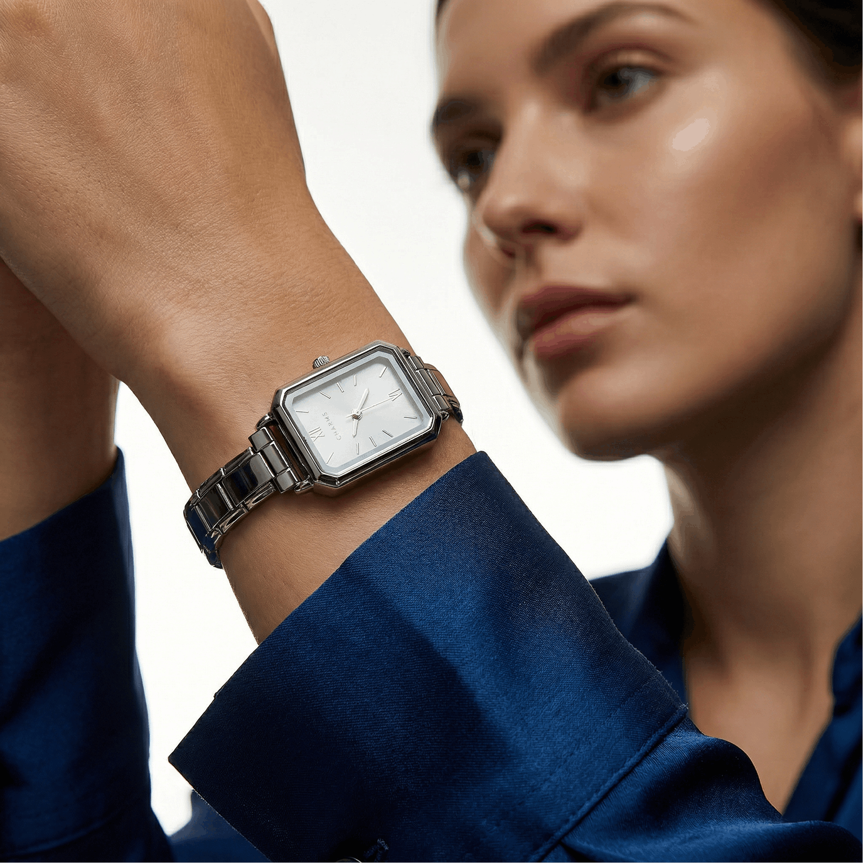 Como – Édition argentée cadran blanc