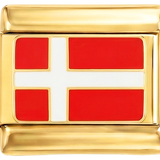 Drapeau du Danemark, sur or