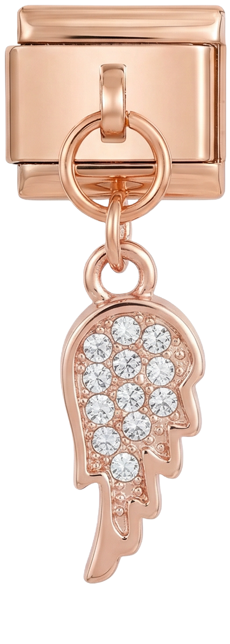 Large Angel Wing with Stones, on Rose Gold - Large-Angel-Wing-with-Stones-on-Rose-Gold.png