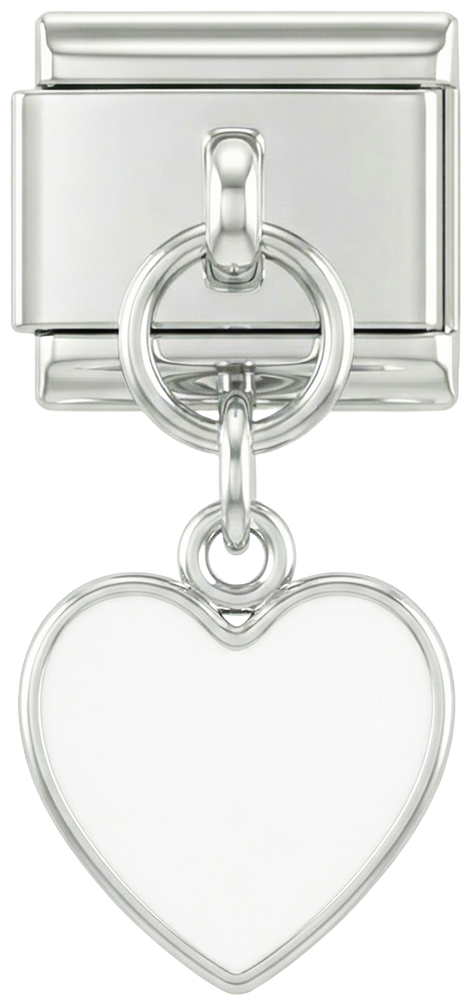 White Heart Hanging on Silver - White-Heart-Hanging-on-Silver.png