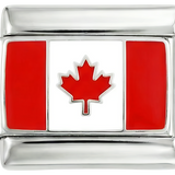 Drapeau du Canada, sur argent