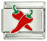 Double Red Pepper, on Silver - double-red-pepper-on-silver.png