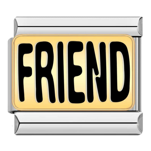 Friend, on Silver - Charms Official
