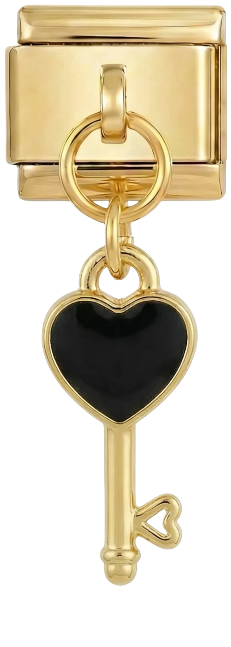 Gold Key with Black Heart - gold-key-with-black-heart.png