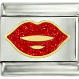 Red Sparkly Lips on Silver - red-sparkly-lips-on-silver.png