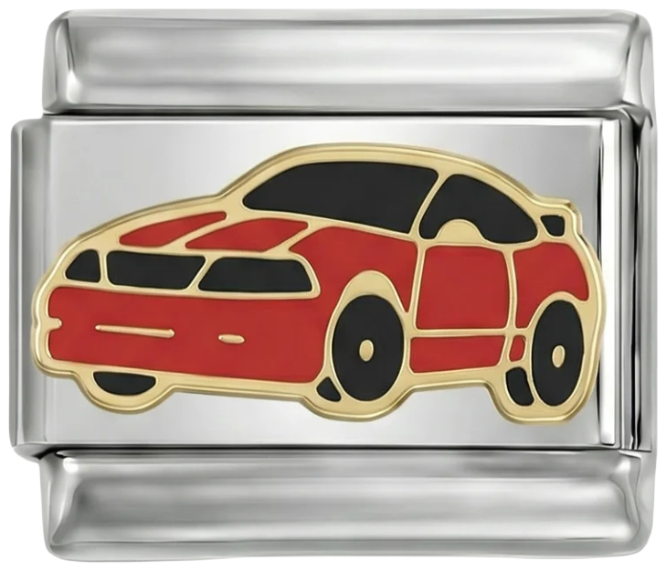 Red Sports Car, on Silver - red-sports-car-on-silver.png