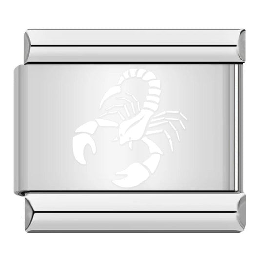 Scorpion, on Silver - Charms Official