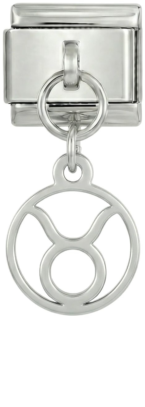 Taurus Sign, on Silver - taurus-sign-on-silver.png