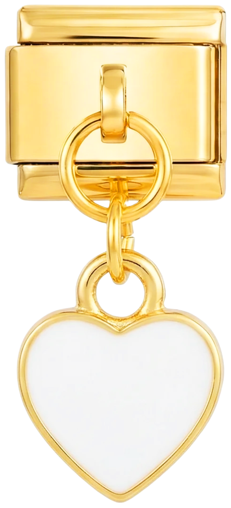 White Heart Hanging on Gold - white-heart-hanging-on-gold.png